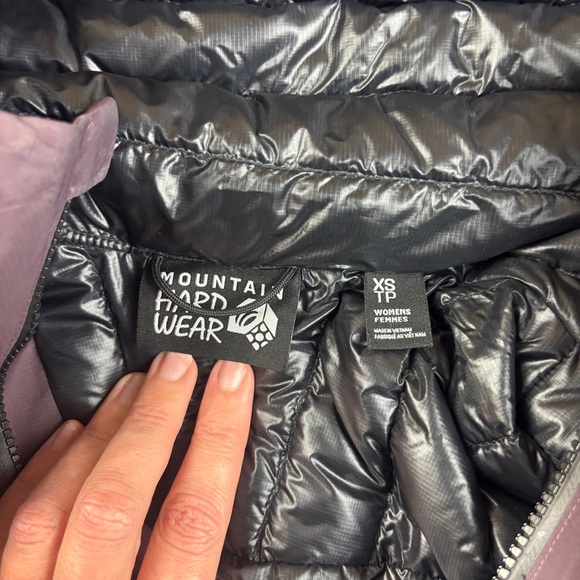 MOUNTAIN HARDWEAR Women’s Storm Whisperer Down Jacket color: Blackberry - XS - Picture 10 of 12